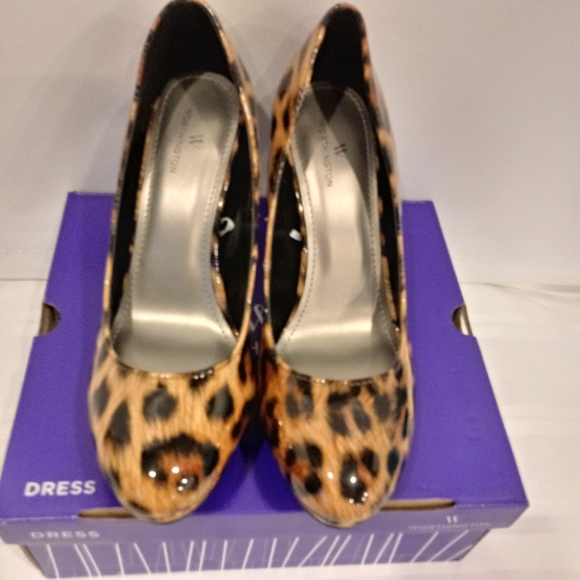 Leopard print patton leather heels - Picture 2 of 7